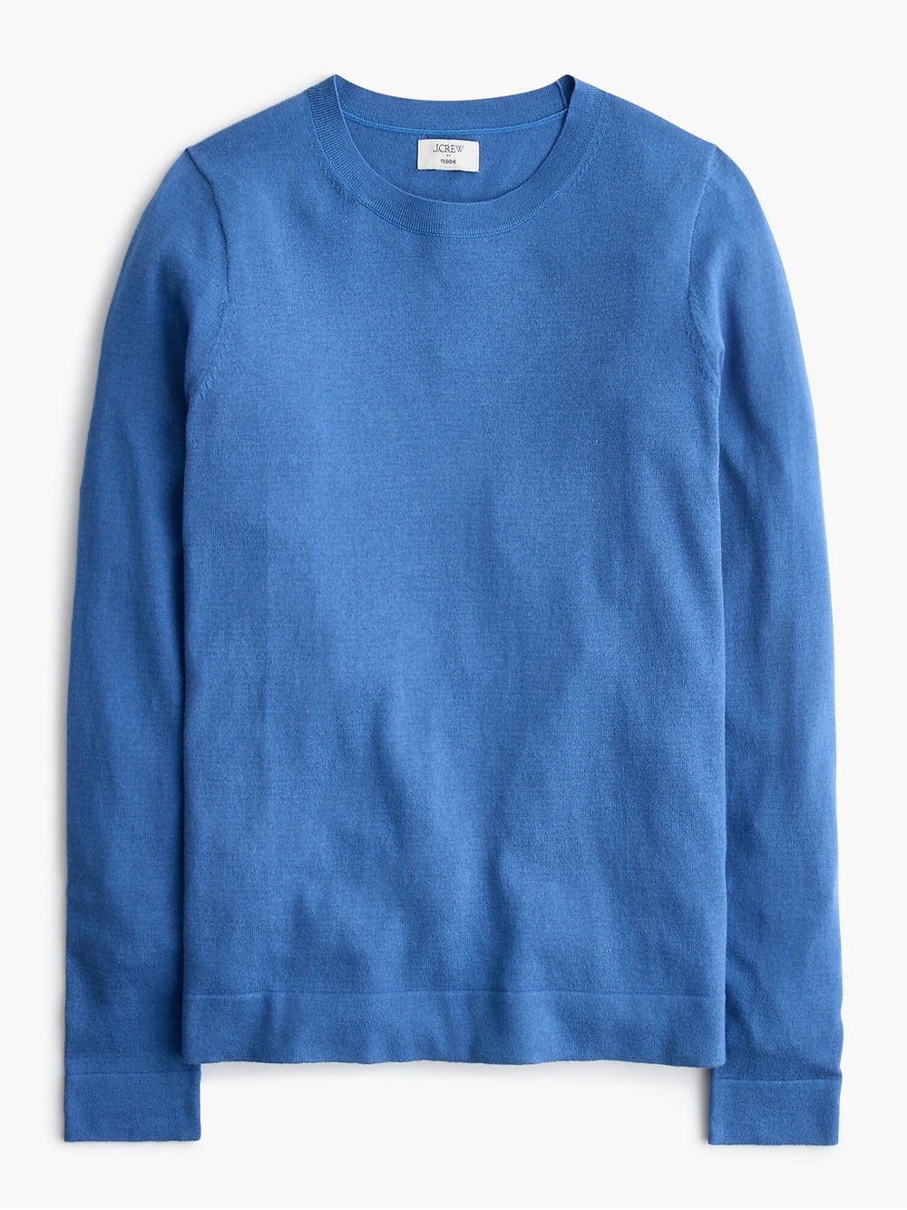 J. Crew Slim Crewneck Sweater in Bistro Blue NWT